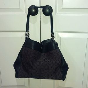 Coach double strap purse